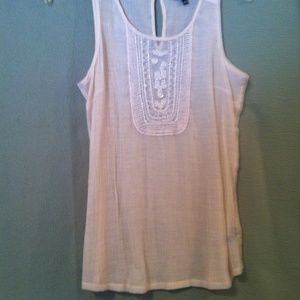 The Limited, Lace, Beads, 'Crepy' - Sz. S